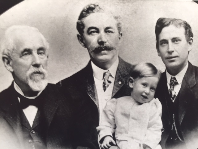 Fig. 13 Four generations of the Petherick family.